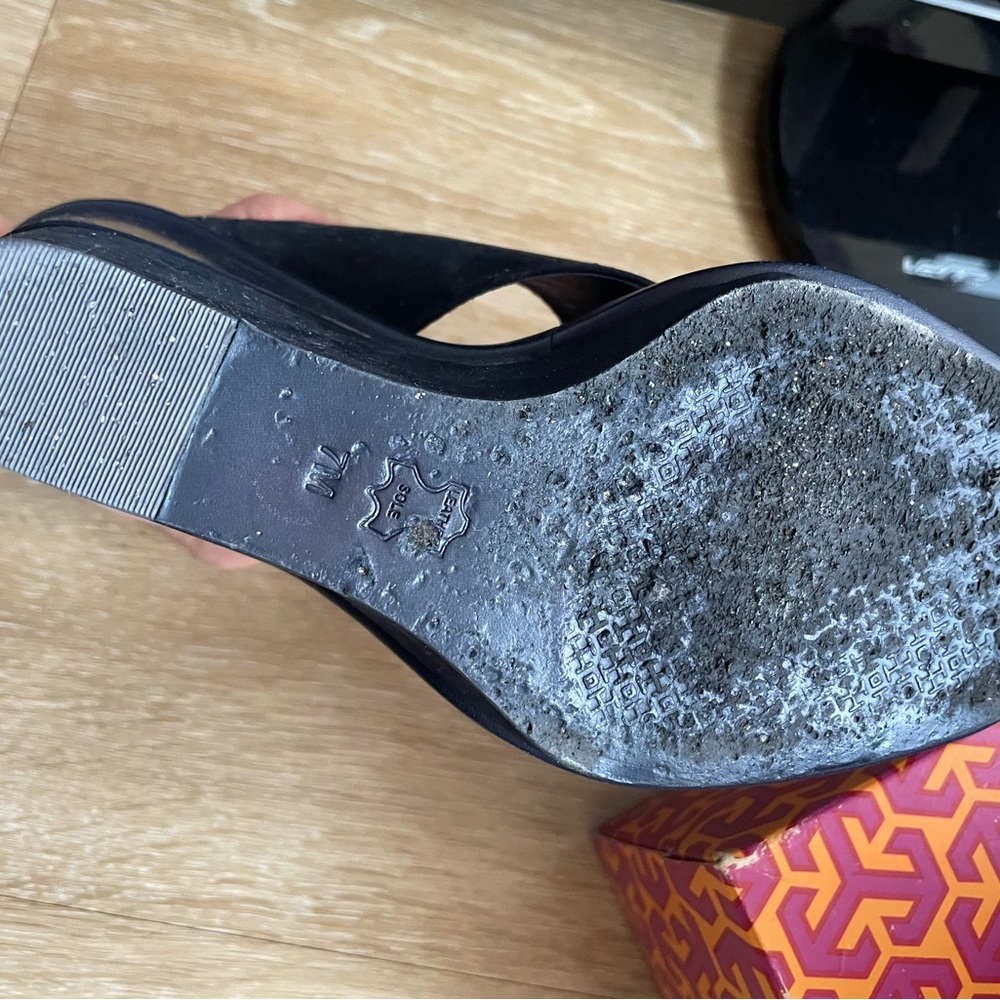 Tory Burch Black Open-Toe Sandals - Picture 3 of 3